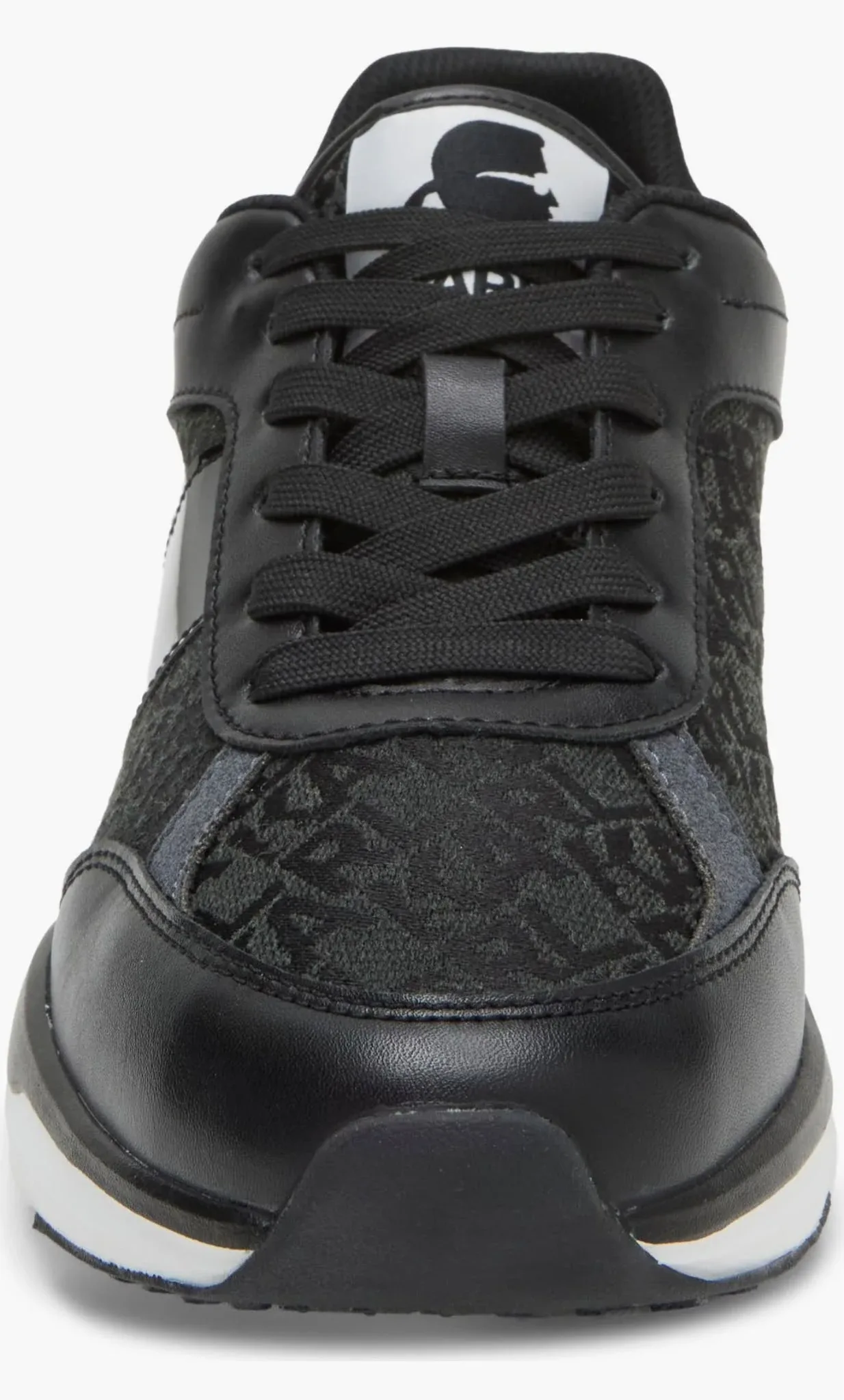 Karl Lagerfeld - Tenis negros con logo