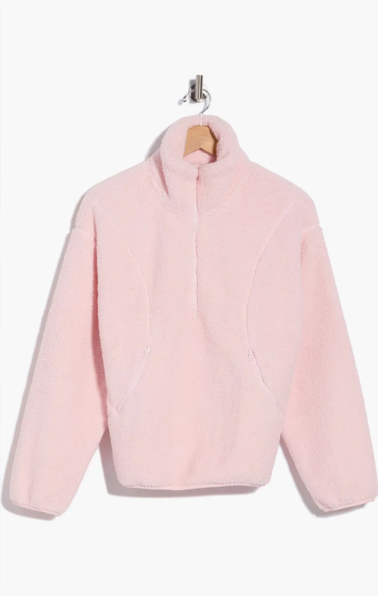 Z by Zella - Pullover sherpa media cremallera