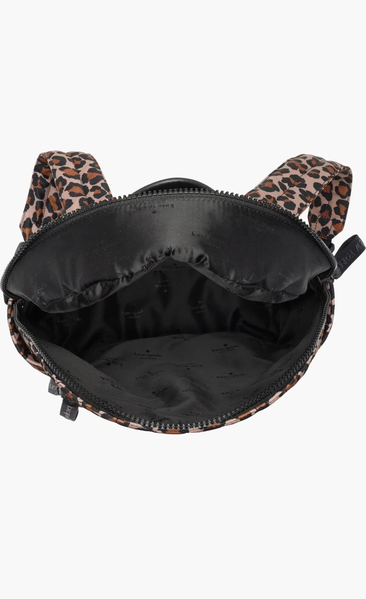 Kate Spade - Mochila acolchada leopardo